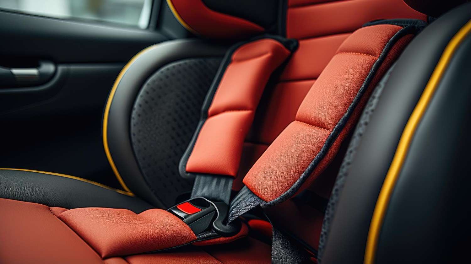 Car seat belt shoulder pads